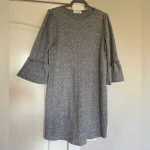 3/$20 Ces Femme Heather Gray Bell Sleeve Dress